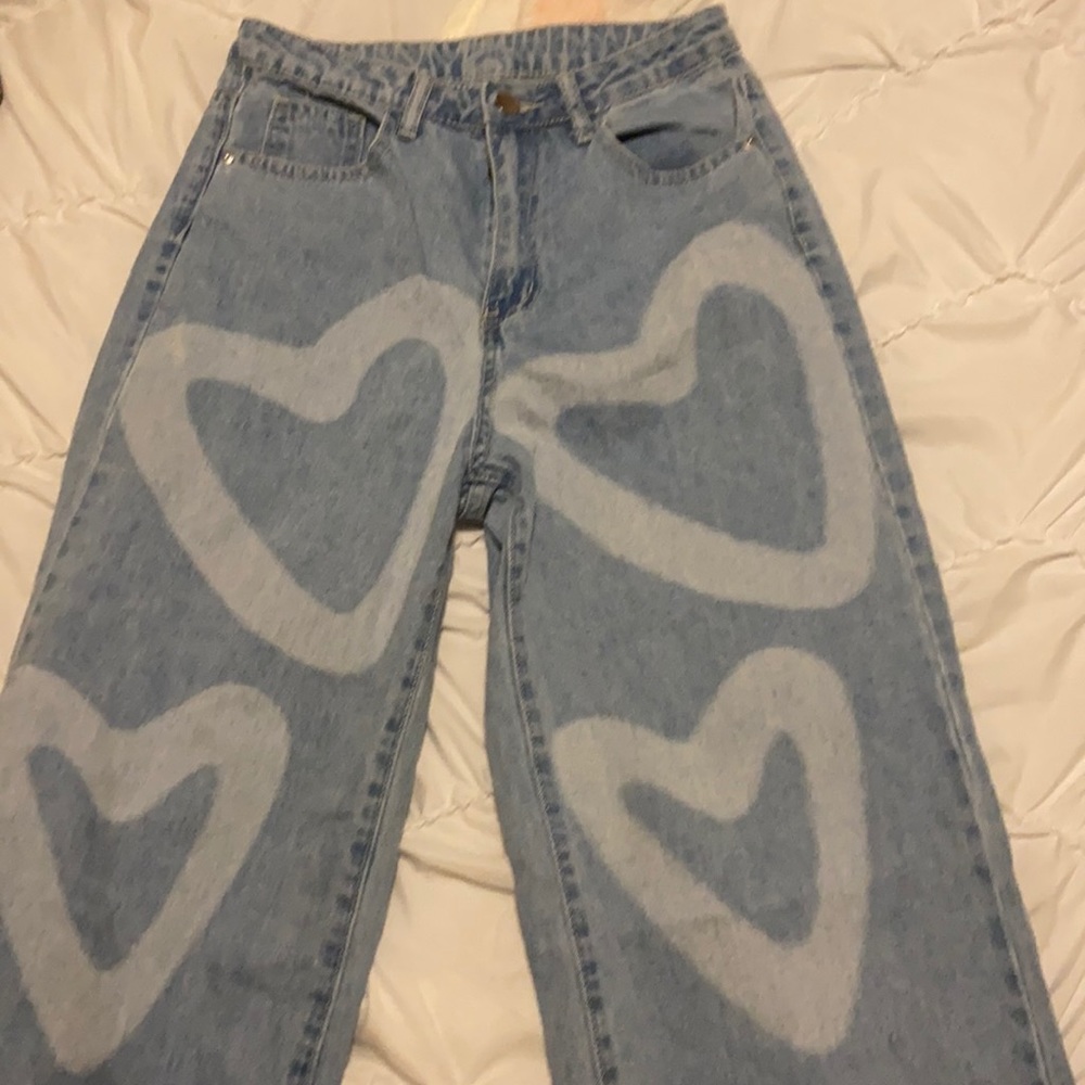 heart jeans